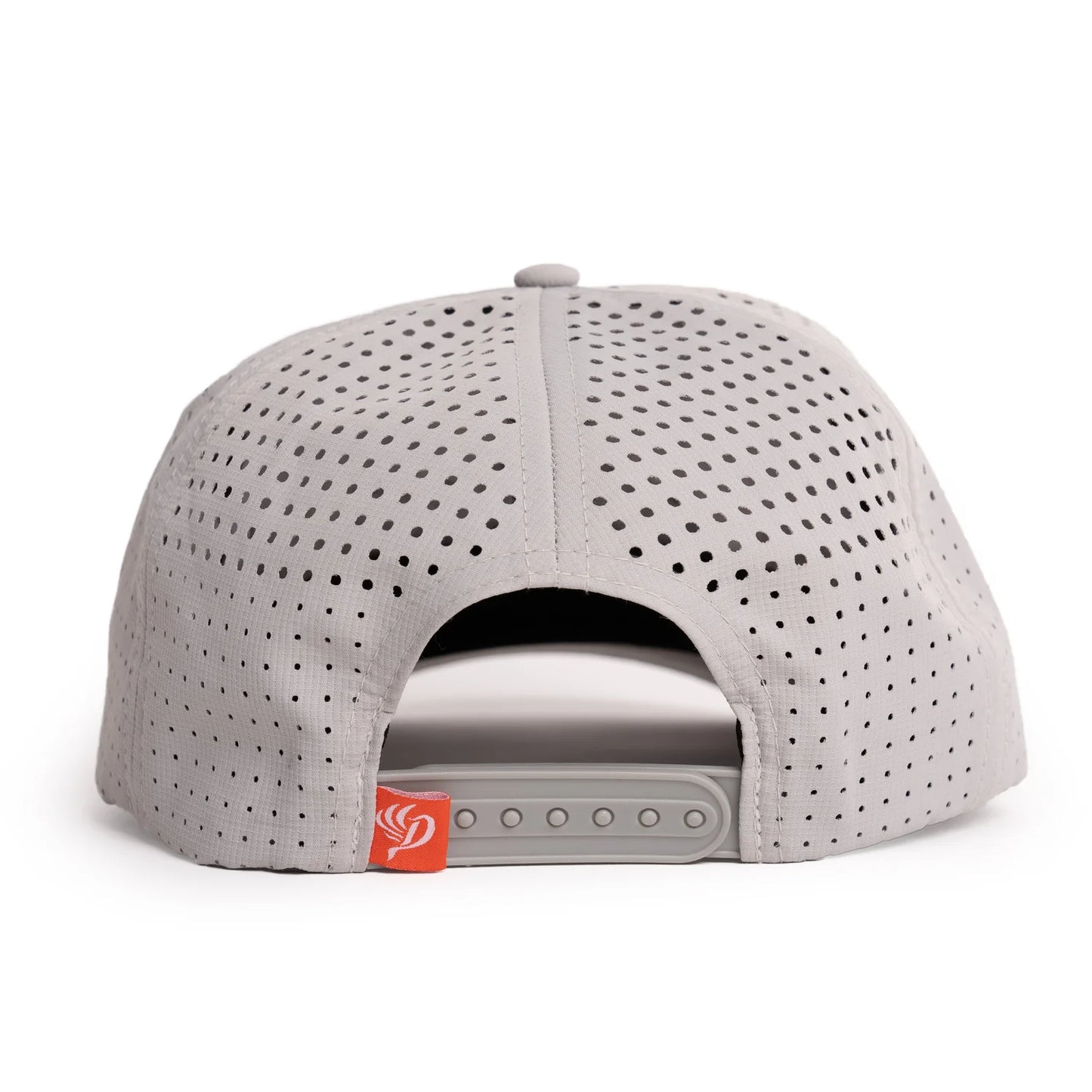 Duck Camp Trout Patch Perforated Hat- Grey
