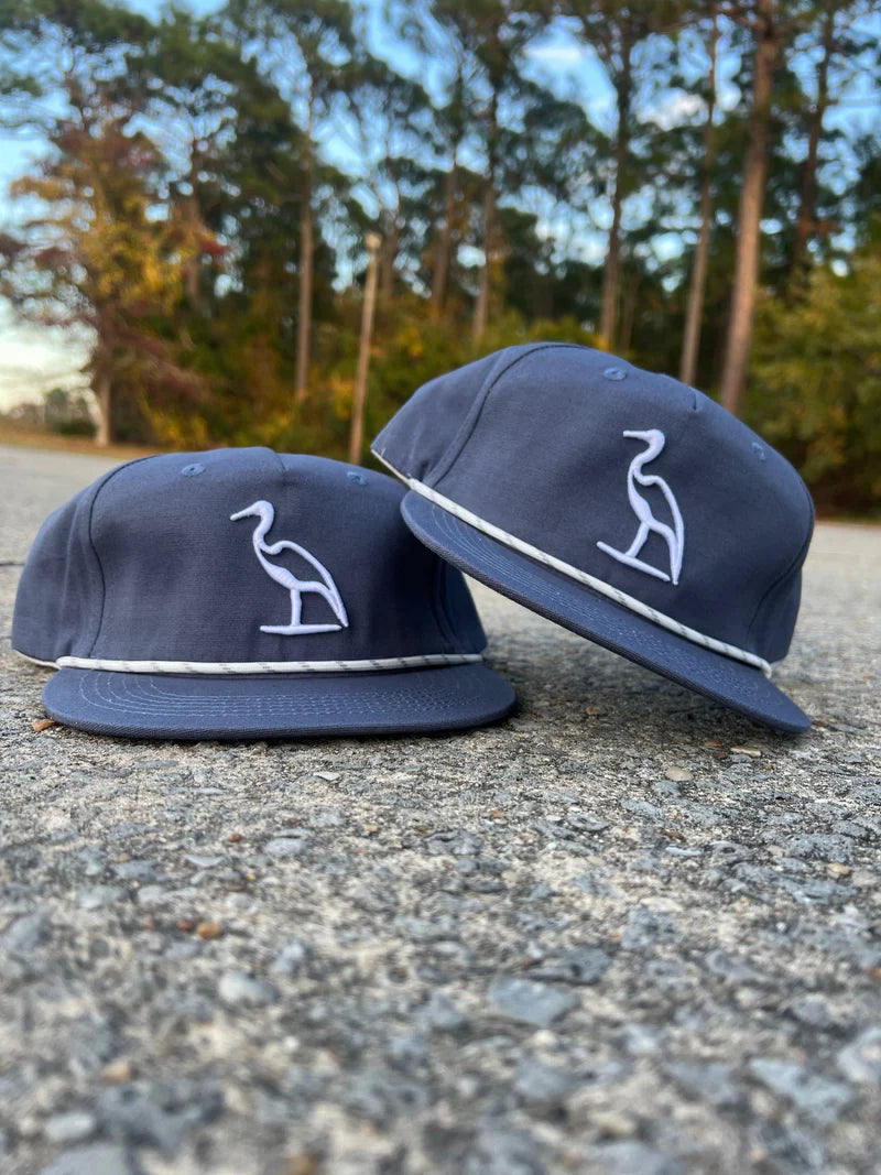 Dirty Marsh Heron Embroidered - Vintage Navy