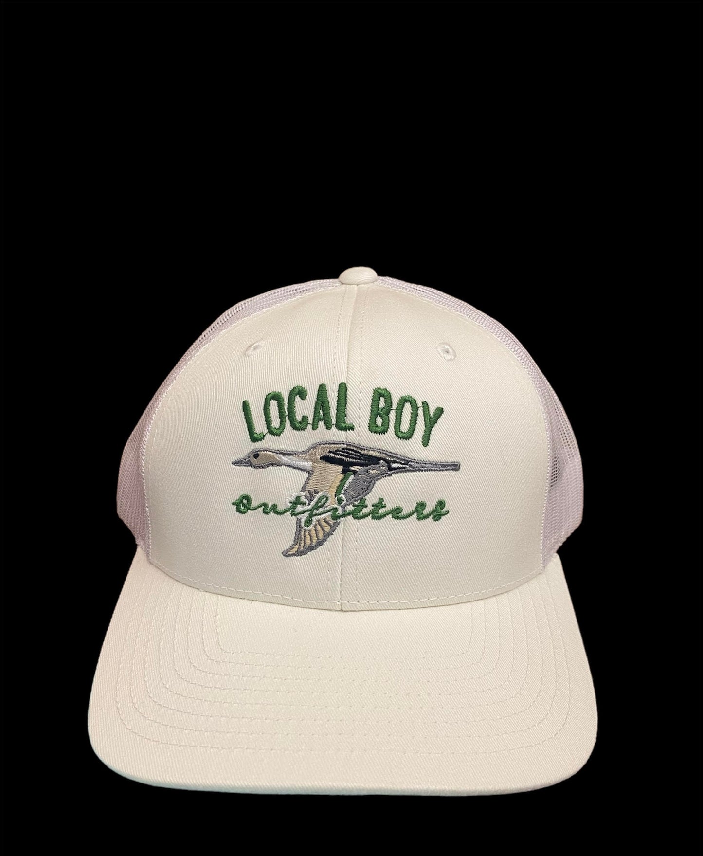 Local Boy Lucky Duck Trucker Hat - White