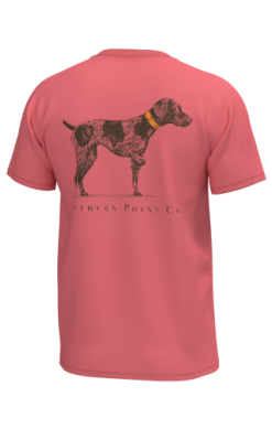 Southern Point Youth Greyton Detail Tee - Coral