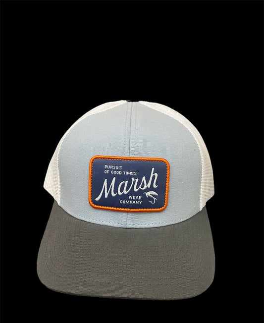 Marsh Wear Reel Trucker Hat - Silver