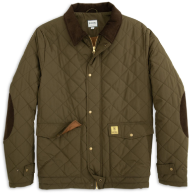 Heybo Quilted Jacket- Olive/Brown