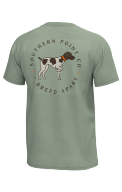 Southern Point Youth Circle Silhouette Tee - Smoke Green