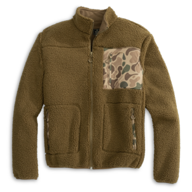 Heybo Flyer Sherpa Jacket - Traditions Camo Brown