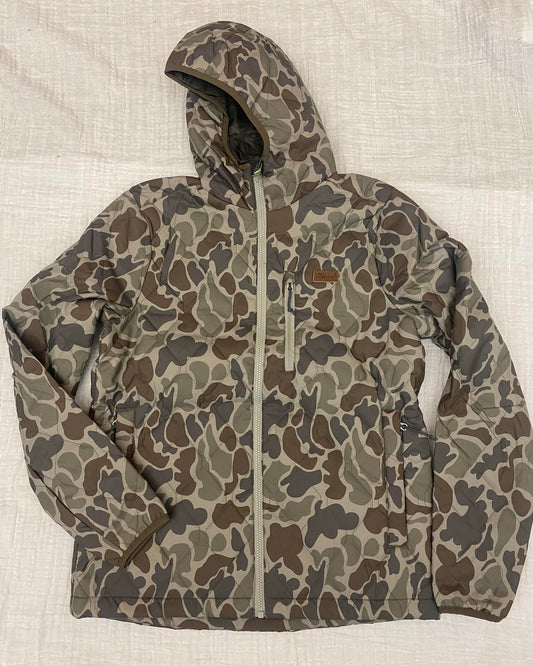 Marsh Wear Barnwell Puff Jacket- Dark Green Mallard Camo