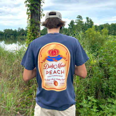 Dirty Marsh The Crown Tee - Navy