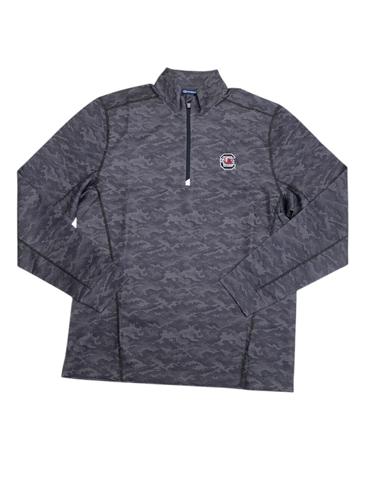 Cutter & Buck Traverse Camo 1/4 Zip Pullover - USC