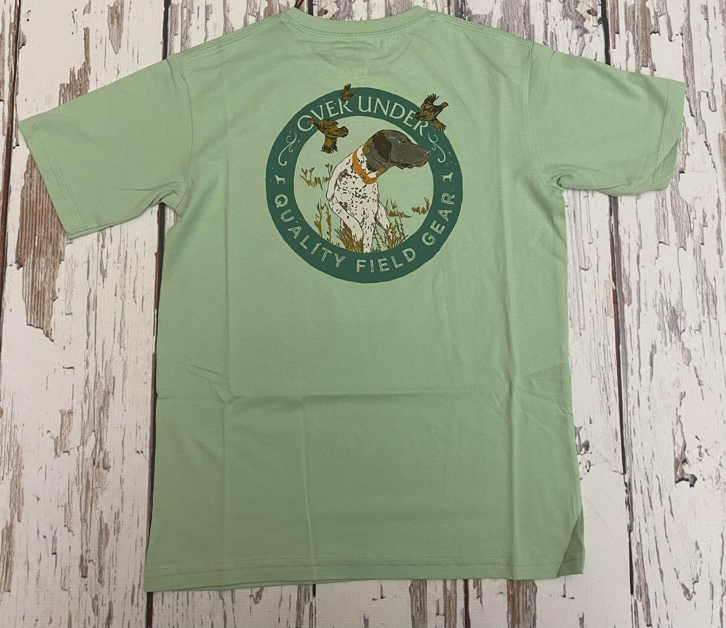 Over Under Pointer Hunting S/S Tee -Green Tea