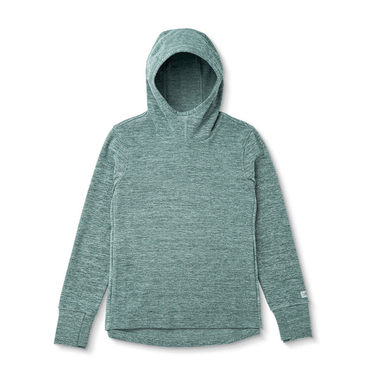 Aftco Women's Coastal Layer Hoodie - Dark Sea Heather