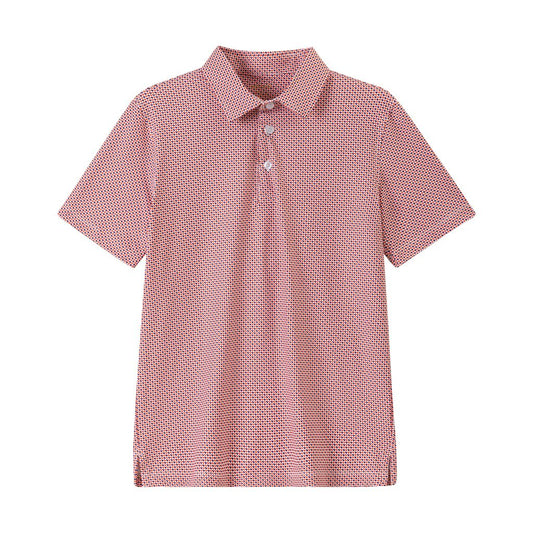 Meripex Performance Polo Micro SC - Orange/Purple