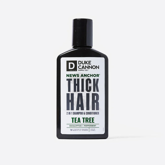 Duke Cannon News Anchor Tea Tree 2-in-1 Hair Wash- Travel Size