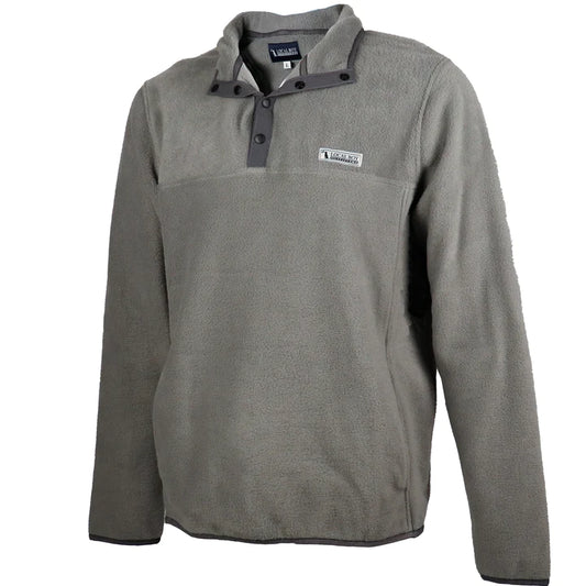 Local Boy Youth Quarter Snap Light Gray Pullover