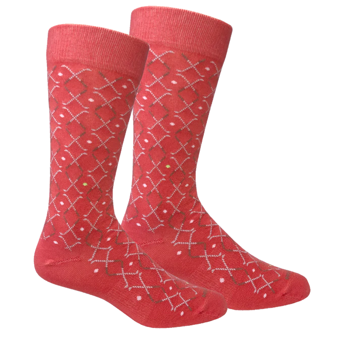 Brown Dog Lattice Club Dubarry Socks