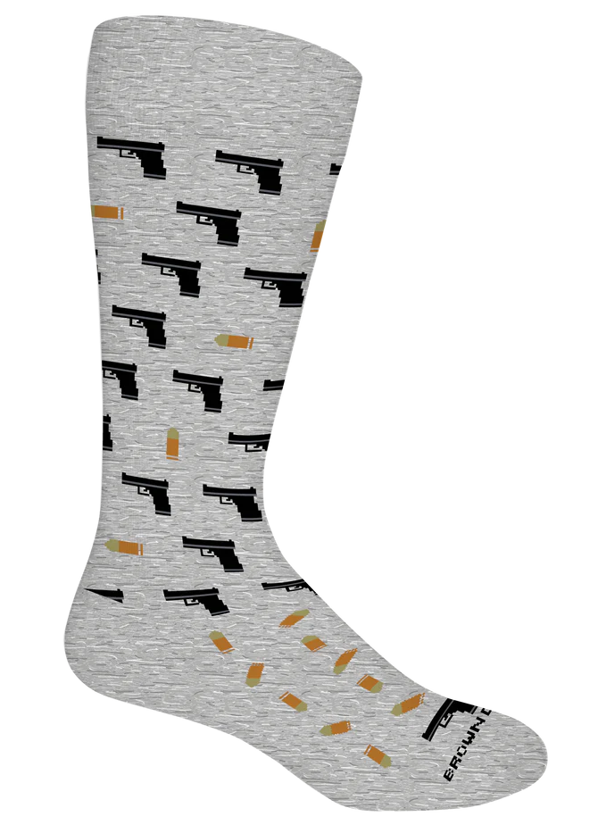 Brown Dog 2nd Amendment Socks