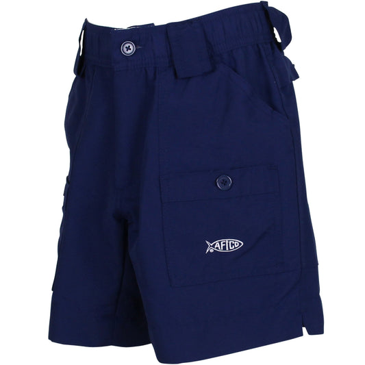 Aftco Youth Original Fishing Shorts Navy