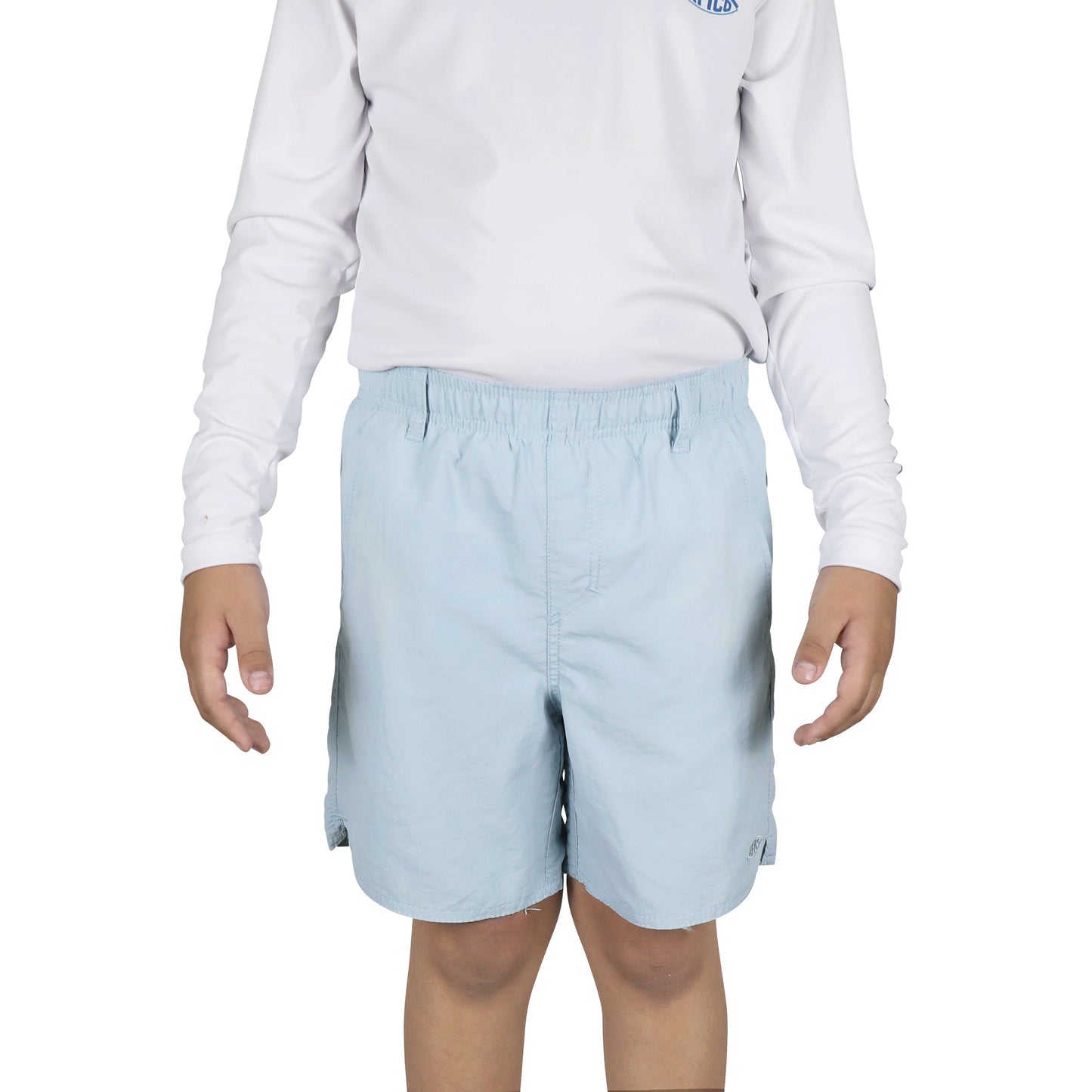 AFTCO Youth Boyfish Shorts Light Blue