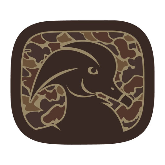 Kings Creek Camo Logo Decal- Brown