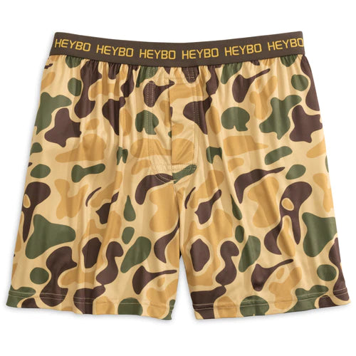 Heybo Green Old School Camo Boxers