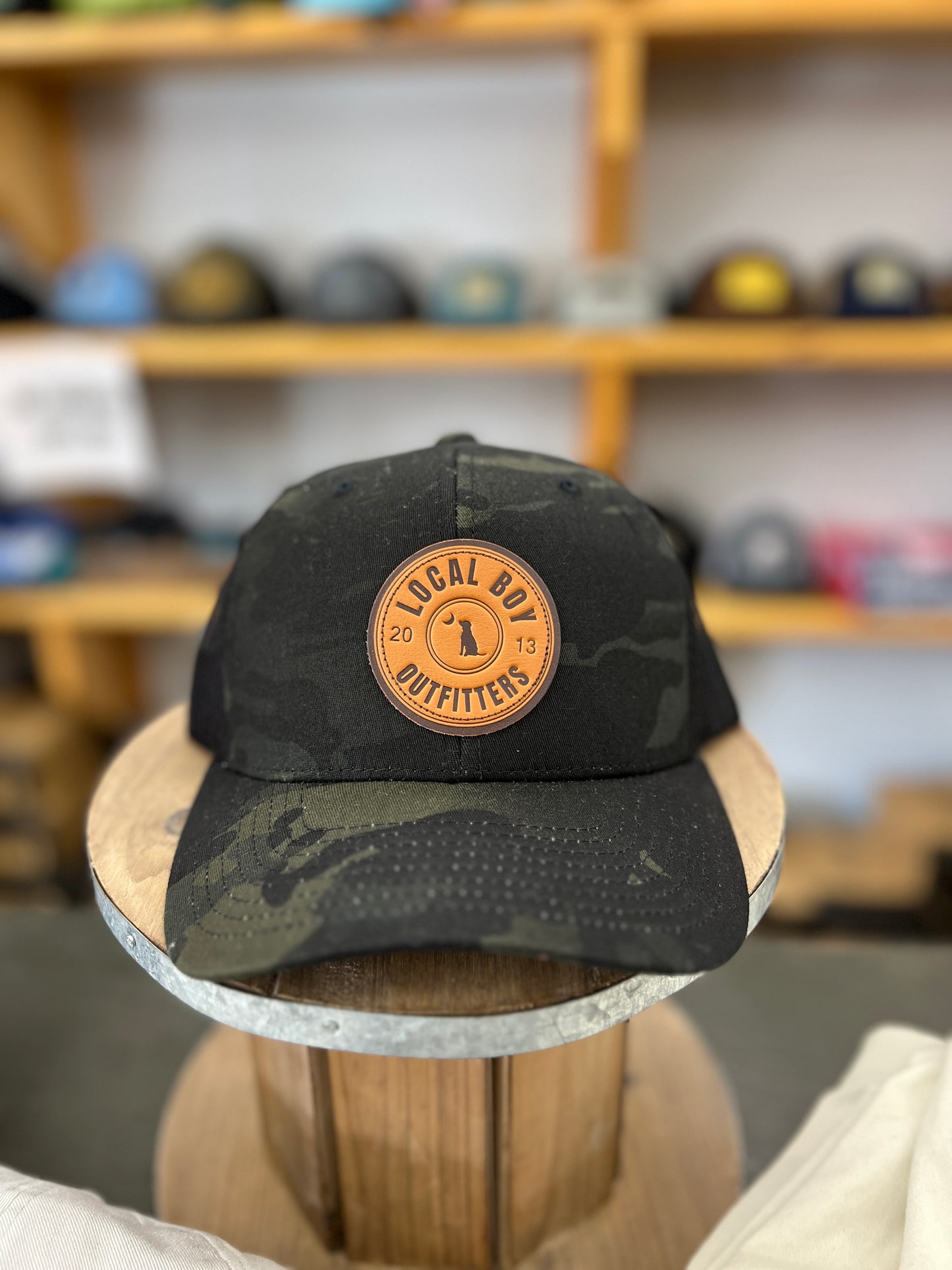 Local Boy Trucker Shot Shell Multicam Black Patch