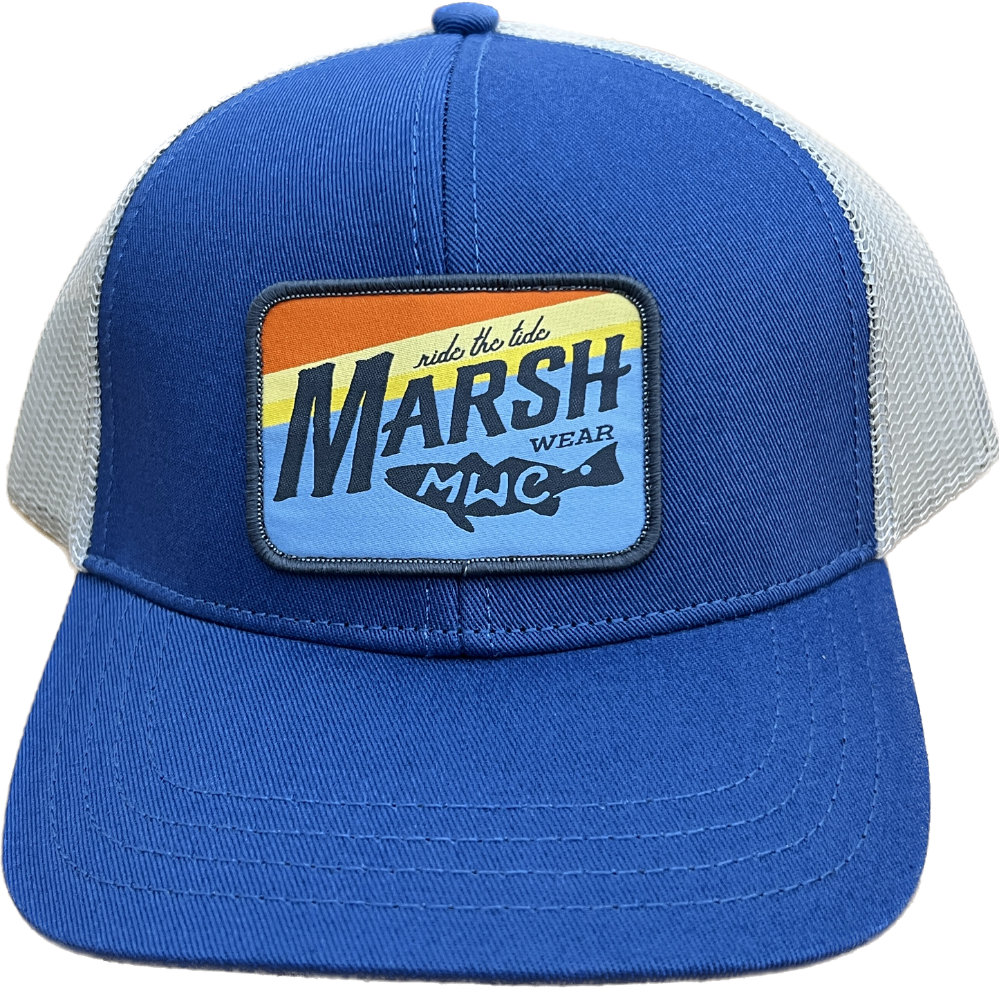 Marsh Wear Sunrise Marsh Trucker Slate Blue