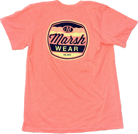 Marsh Wear Youth Badger Neon Peach Heather