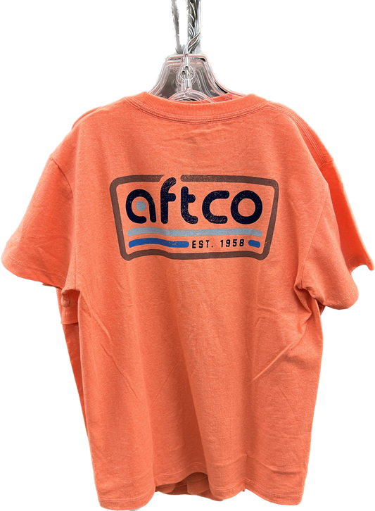 AFTCO Youth Fade Neon Peach Heather