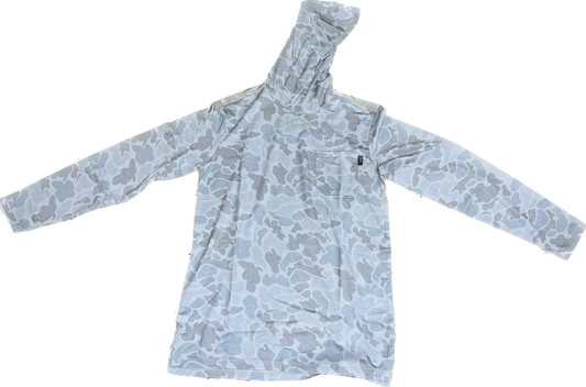 Marsh Wear Youth Buxton Hagood Hood Grey Camo