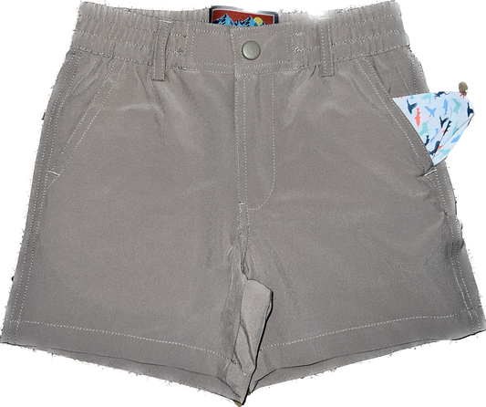 Burlebo Youth Everyday Shorts Cobblestone- Great Outdoors Pocket