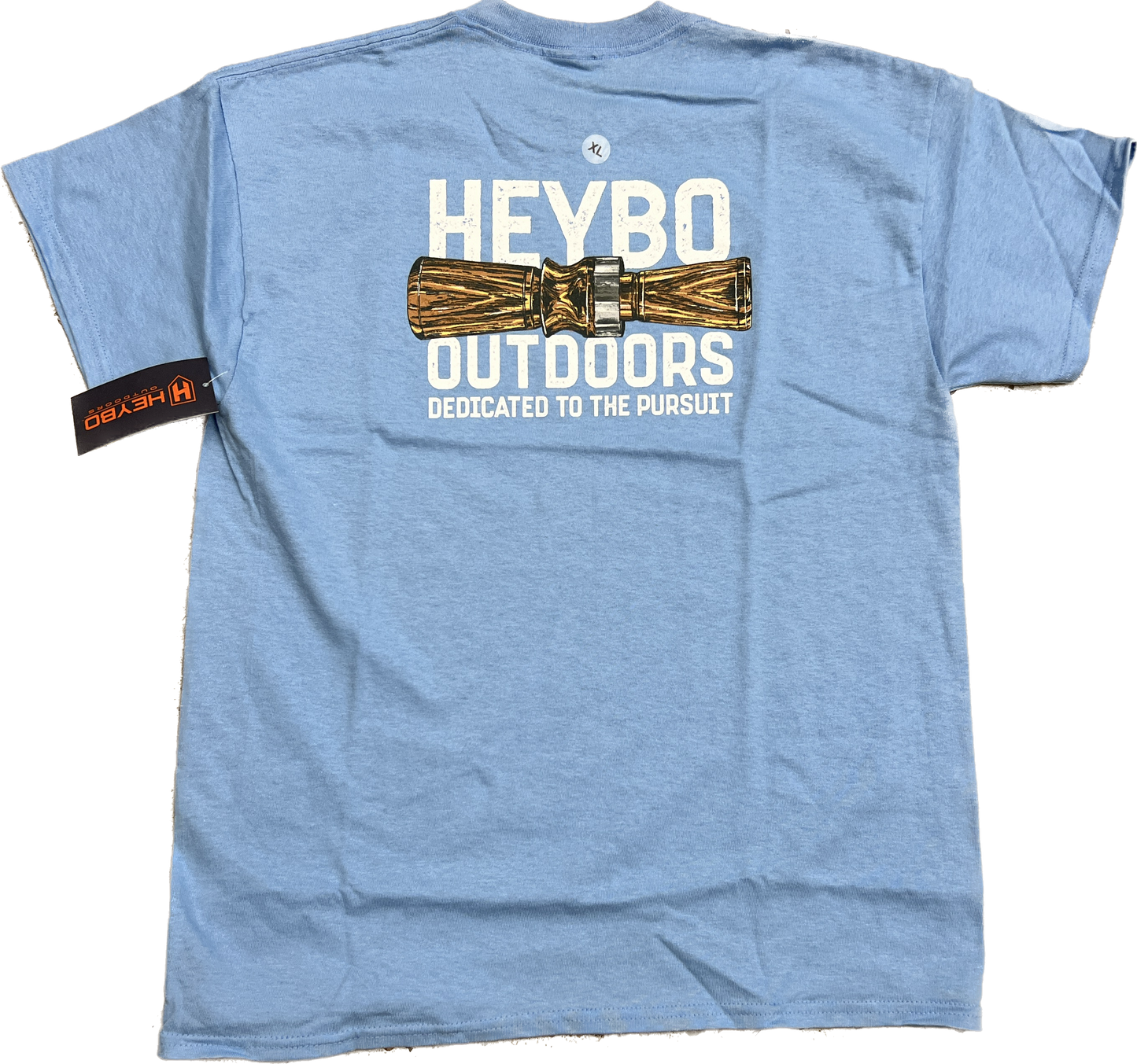 Heybo Youth Duck Call SS Shirt- Sky Blue