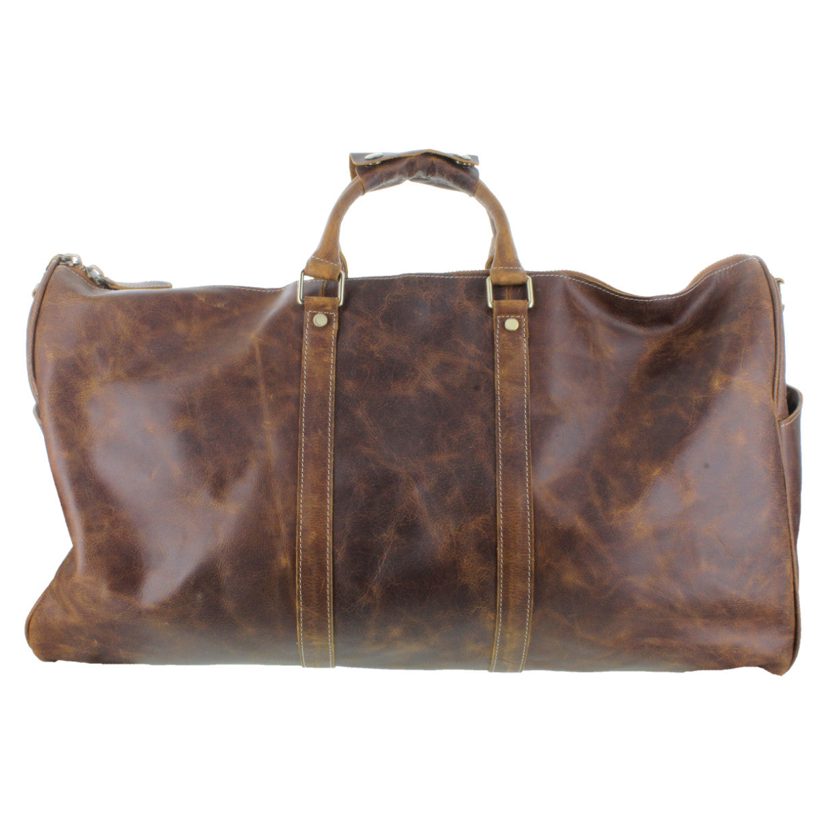 JM Dusty Duffel Brown Leather Bag