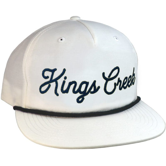 Kings Creek White Rope Stitch Hat