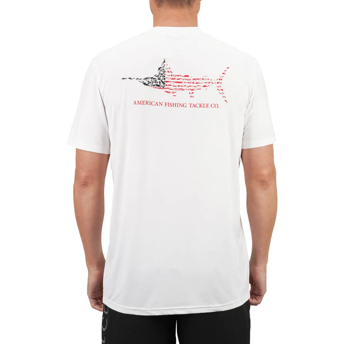 AFTCO Jigfish Americana SS White