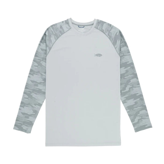 AFTCO Tactical Perf LS Light Gray Blur Camo