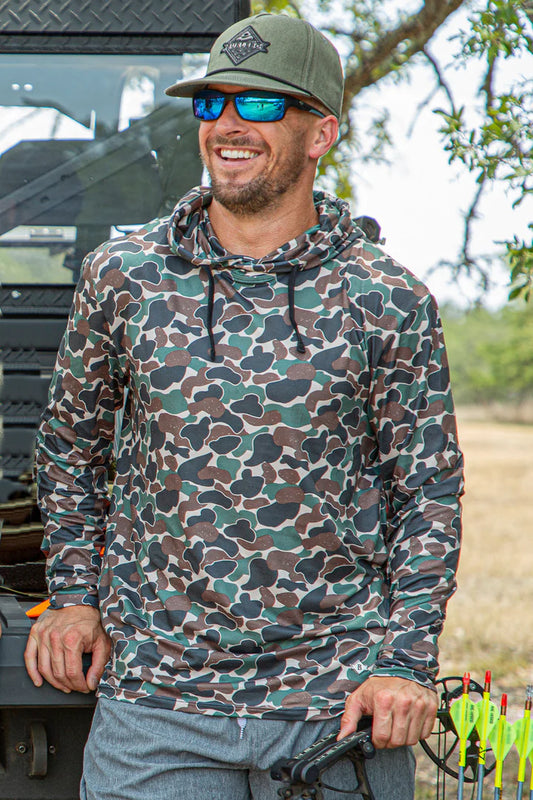 Burlebo Performance Hoodie - Throwback Camo