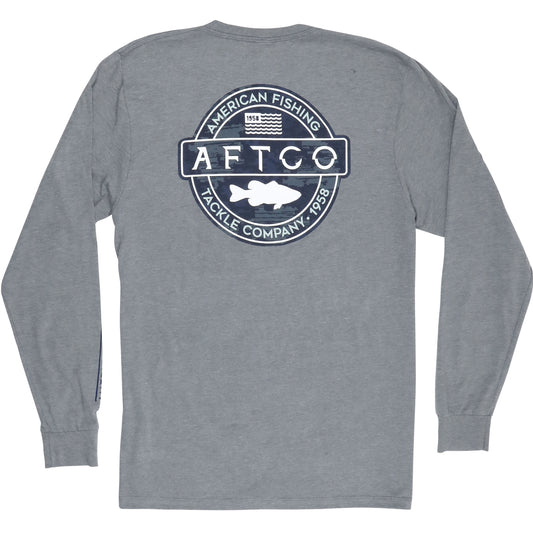Aftco Men's Bass Patch L/S Shirt