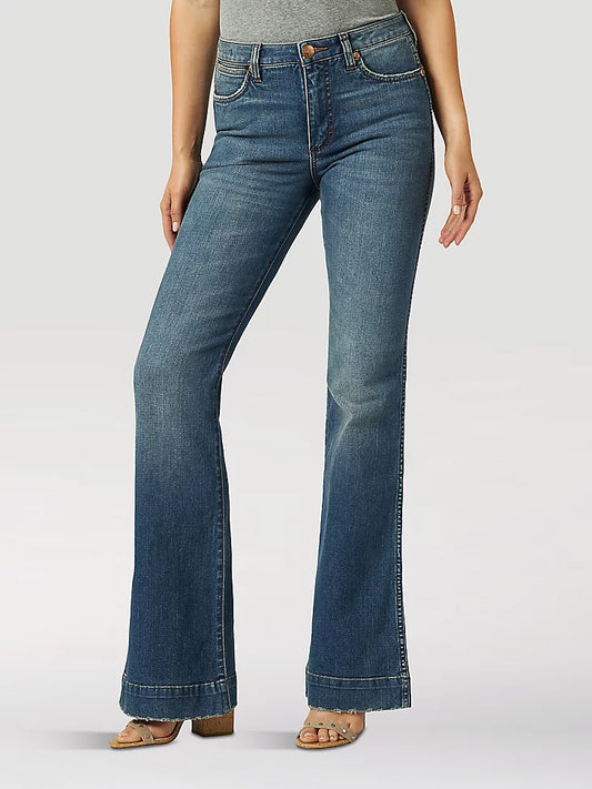 Wrangler Women Retro High Rise Trouser Shelby Jeans