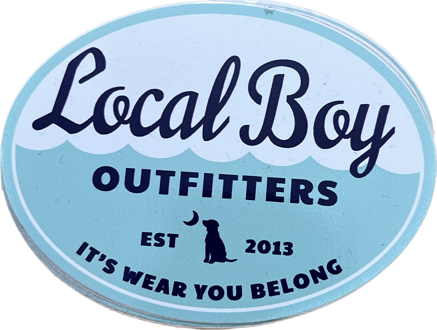 Local Boy Waves Decal Mint