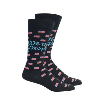 Brown Dog We The People Socks