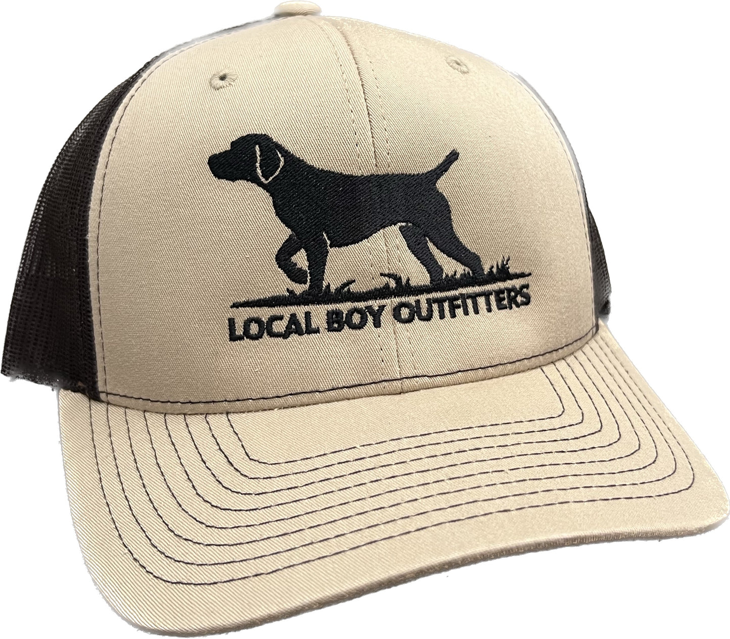 Local Boy Signature Retrieve Trucker Khaki/Coffee