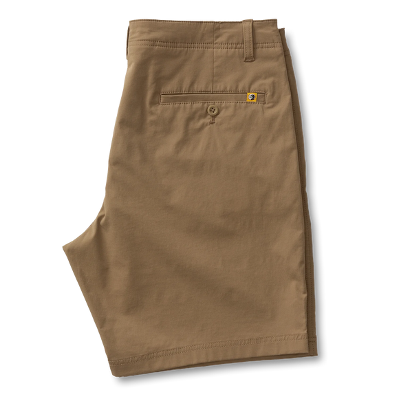 Duck Head Harbor Performance Shorts Dark Khaki