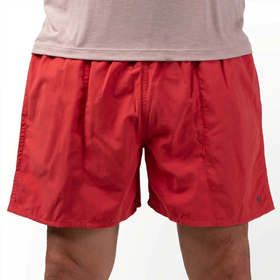 Duck Camp Scout Shorts 5"- Snapper Red