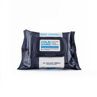 Duke Cannon Cold Shower Cooling Field Towels -25 pack