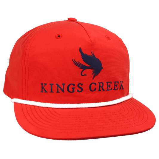 Kings Creek Grandpa's Lure Rope Hat- Red