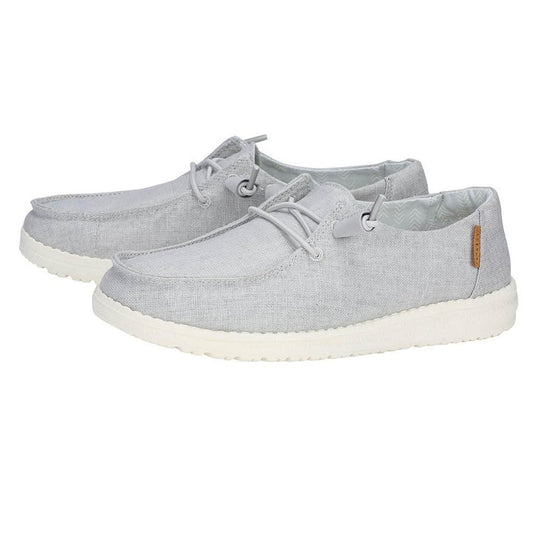 Hey Dude Wendy Light Grey Chambray