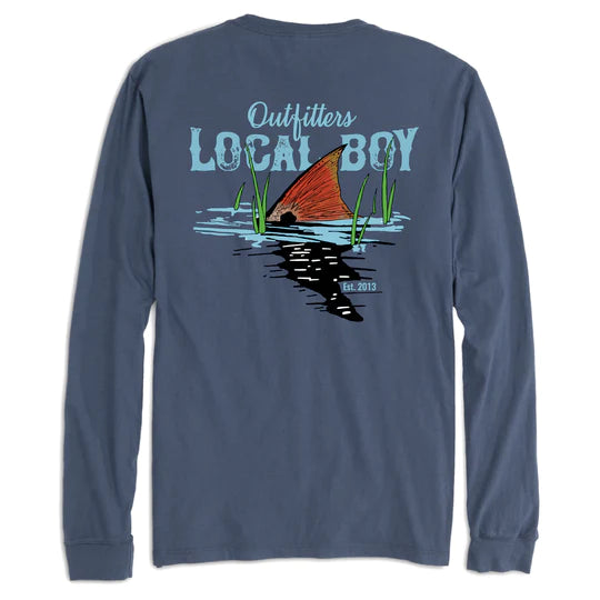 Local Boy Youth L/S Tailing Red T-Shirt