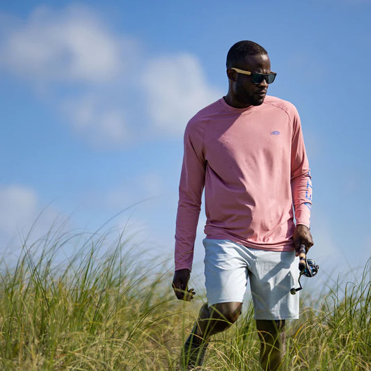 AFTCO Samurai 2 L/S Rose Dawn Heather
