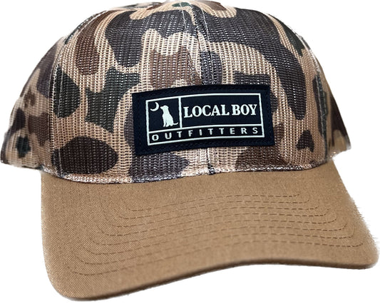 Local Boy Woven Label Old School Mesh Hat