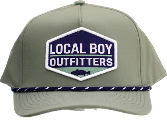 Local Boy Two Tone Fish Rope Hat Loden