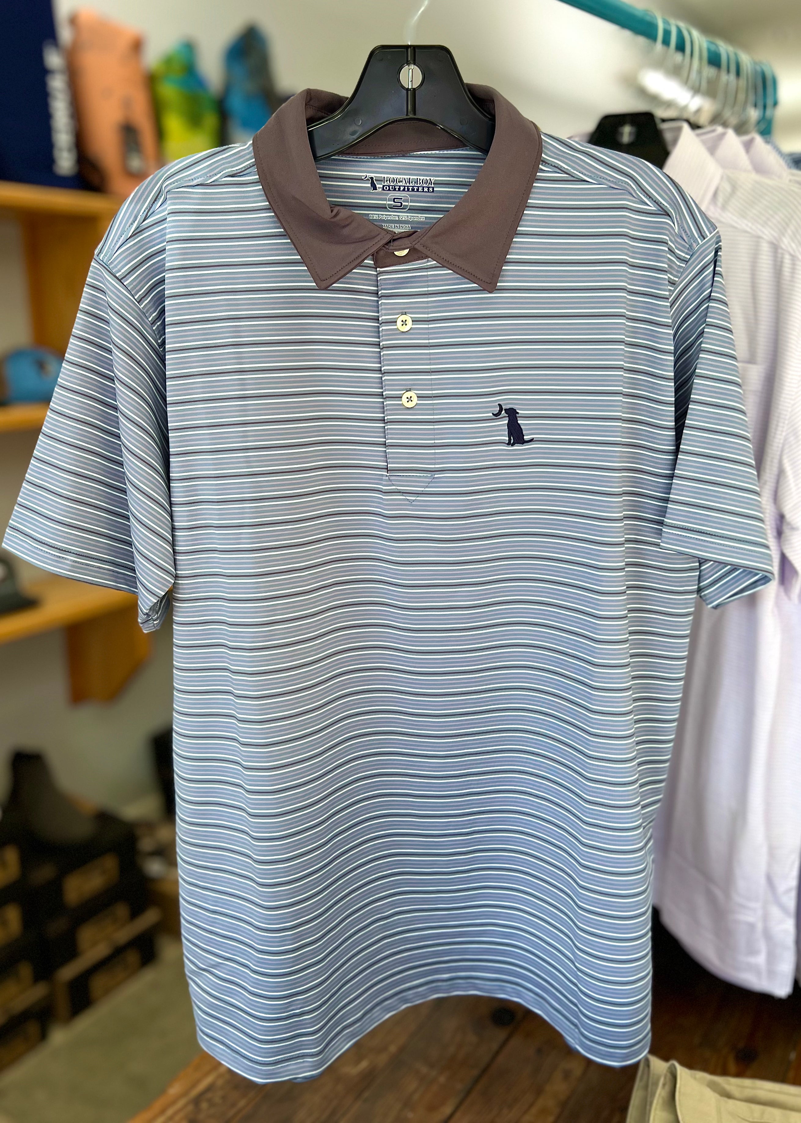 Local Boy Sullivan Polo Purple/Grey/Lilac – Shade Tree Outfitters